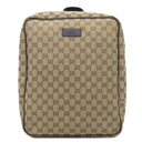 グッチ GUCCI スクエア バックパック 630914 ベージュ×ブラウン GGキャンバス レザー リュック・デイパック ゴールド金具 茶 アウトレット品