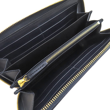 グッチ GUCCI ホースビット 1955 ジップアラウンドウォレット 621889 ベージュ×ネイビー キャンバス レザー 長財布 ゴールド金具 ラウンドファスナー