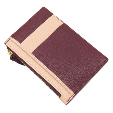 グッチ GUCCI ダブルG バイカラー ジップ キーポーチ 837966 ロッソアンコーラ×ピンク レザー コインケース ゴールド金具 フラグメントケース