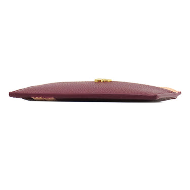 グッチ GUCCI ダブルG バイカラー ジップ キーポーチ 837966 ロッソアンコーラ×ピンク レザー コインケース ゴールド金具 フラグメントケース