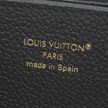 ルイヴィトン Louis Vuitton ジッピー ウォレット M80481 ブラック×ベージュ レザー バイカラーモノグラムアンプラントレザー 長財布 ゴールド金具 ラウンドファスナー 小銭入れ