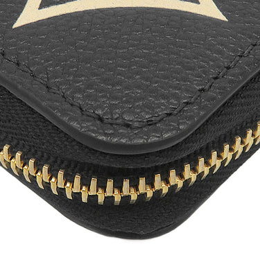 ルイヴィトン Louis Vuitton ジッピー ウォレット M80481 ブラック×ベージュ レザー バイカラーモノグラムアンプラントレザー 長財布 ゴールド金具 ラウンドファスナー 小銭入れ