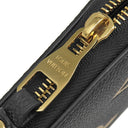 ルイヴィトン Louis Vuitton ジッピー ウォレット M80481 ブラック×ベージュ レザー バイカラーモノグラムアンプラントレザー 長財布 ゴールド金具 ラウンドファスナー 小銭入れ