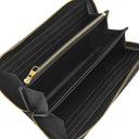 ルイヴィトン Louis Vuitton ジッピー ウォレット M80481 ブラック×ベージュ レザー バイカラーモノグラムアンプラントレザー 長財布 ゴールド金具 ラウンドファスナー 小銭入れ