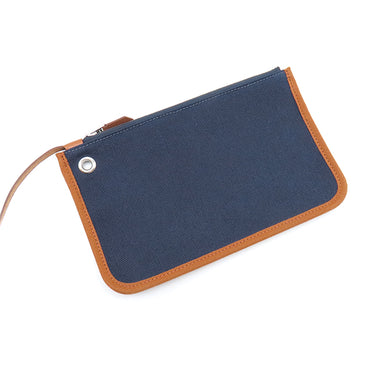 エルメス HERMES エールバッグジップPM 31 ルトゥルネ ブルーマリン×フォーブ レザー トワルミリタリー ヴァッシュハンター 2WAYバッグ シルバー金具 バイカラー 2024年製