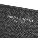 サンローラン SAINT LAURENT イースト ウエスト ウォレット 396303 ブラック レザー 二つ折り財布 EAST/WEST 黒