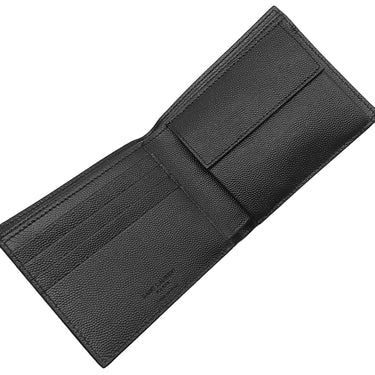 サンローラン SAINT LAURENT イースト ウエスト ウォレット 396303 ブラック レザー 二つ折り財布 EAST/WEST 黒