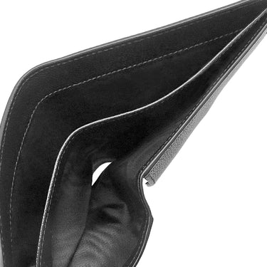 サンローラン SAINT LAURENT イースト ウエスト ウォレット 396303 ブラック レザー 二つ折り財布 EAST/WEST 黒