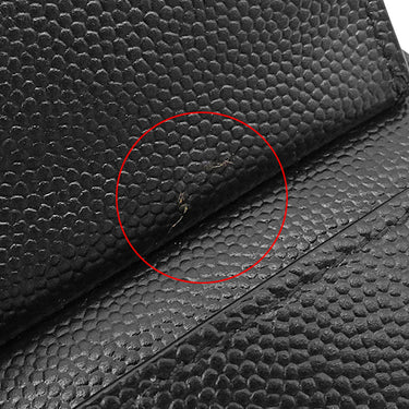 サンローラン SAINT LAURENT イースト ウエスト ウォレット 396303 ブラック レザー 二つ折り財布 EAST/WEST 黒