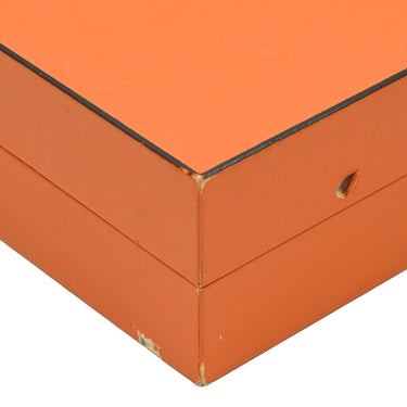 エルメス HERMES クリスタルペンダント クリア×ホワイト×カーキ クリスタル ネックレス オープンサークル