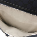 グッチ GUCCI サヴォイ キャビン トロリーバッグ スモール 693646 ネイビー GGスプリームキャンバス レザー キャリーバッグ シルバー金具 スーツケース 4輪