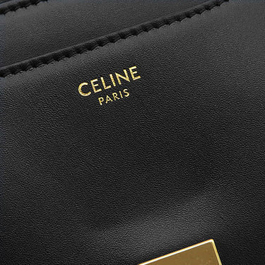 セリーヌ CELINE ブザス 16 セーズ 188013BEY ブラック カーフ ショルダーバッグ ゴールド金具 黒 ショルダー ポシェット