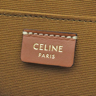 セリーヌ CELINE トリオンフ ミニ カメラバッグ 10J582 タン×マルチカラー PVC レザー ショルダーバッグ ゴールド金具 茶 ビビット ネオンカラー 刺繍