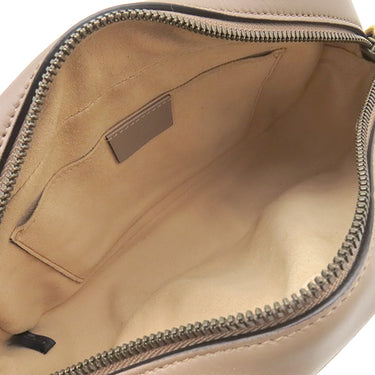 グッチ GUCCI GGマーモント スモール カメラバッグ 447632 ピンクベージュ レザー シェブロンキルティングレザー ショルダーバッグ マットゴールド金具 キルティング ショルダー