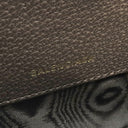 バレンシアガ BALENCIAGA ザ ハッカー プロジェクト ジャッキー 1961 680132 ベージュ×エボニー キャンバス レザー 2WAYバッグ ゴールド金具 茶 GUCCI コラボ