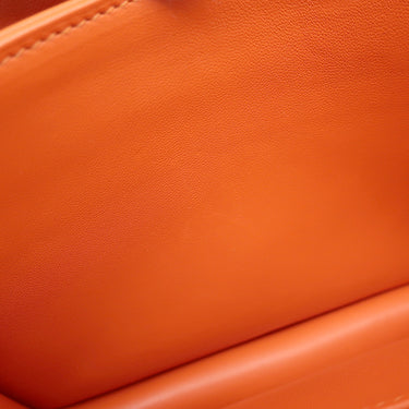 エルメス HERMES コンスタンス3 ミニ オレンジ リザード ショルダーバッグ ゴールド金具