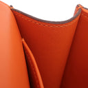エルメス HERMES コンスタンス3 ミニ オレンジ リザード ショルダーバッグ ゴールド金具