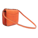 エルメス HERMES コンスタンス3 ミニ オレンジ リザード ショルダーバッグ ゴールド金具