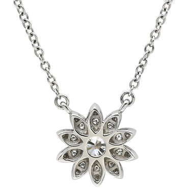 ティファニー Tiffany & Co エンチャント フラワー ダイヤ ペンダント プラチナシルバー Pt950 ダイヤモンド ネックレス T＆Co. プラチナ 950 花モチーフ