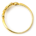 ティファニー Tiffany & Co フルハート ダイヤ イエローゴールド K18YG ダイヤモンド リング 指輪 T＆Co. 18K 750 YG エルサ ペレッティ 2石 2粒 7.5号