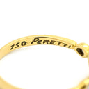 ティファニー Tiffany & Co フルハート ダイヤ イエローゴールド K18YG ダイヤモンド リング 指輪 T＆Co. 18K 750 YG エルサ ペレッティ 2石 2粒 7.5号