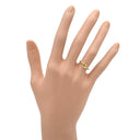 ティファニー Tiffany & Co フルハート ダイヤ イエローゴールド K18YG ダイヤモンド リング 指輪 T＆Co. 18K 750 YG エルサ ペレッティ 2石 2粒 7.5号