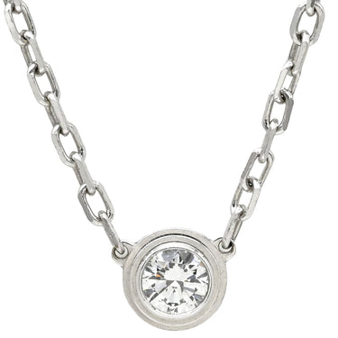 カルティエ Cartier ダムール SM B7215900 ホワイトゴールド K18WG ダイヤモンド ネックレス ダイヤモンド 18K Au750 WG
