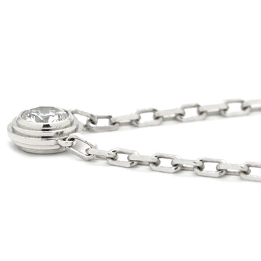 カルティエ Cartier ダムール SM B7215900 ホワイトゴールド K18WG ダイヤモンド ネックレス ダイヤモンド 18K Au750 WG