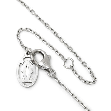 カルティエ Cartier ダムール SM B7215900 ホワイトゴールド K18WG ダイヤモンド ネックレス ダイヤモンド 18K Au750 WG