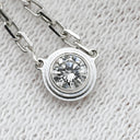 カルティエ Cartier ダムール SM B7215900 ホワイトゴールド K18WG ダイヤモンド ネックレス ダイヤモンド 18K Au750 WG