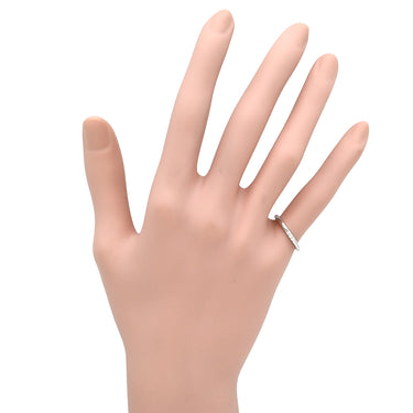 ティファニー Tiffany & Co フォーエバー ダイヤ プラチナシルバー Pt950 ダイヤモンド リング 指輪 T＆Co. 三粒 3P プラチナ ウエディング 7.5号