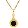 ブルガリ BVLGARI ブルガリブルガリ イエローゴールド×ブラック K18YG オニキス ネックレス ペンダント 18K 750 18金 オニキス 黒