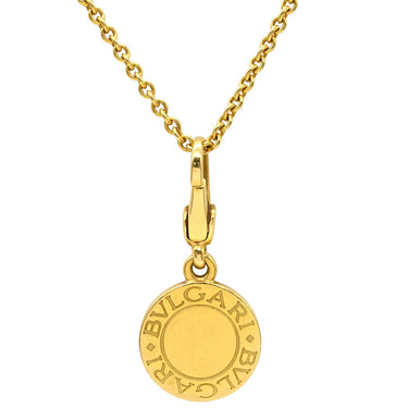 ブルガリ BVLGARI ブルガリブルガリ イエローゴールド×ブラック K18YG オニキス ネックレス ペンダント 18K 750 18金 オニキス 黒