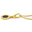 ブルガリ BVLGARI ブルガリブルガリ イエローゴールド×ブラック K18YG オニキス ネックレス ペンダント 18K 750 18金 オニキス 黒