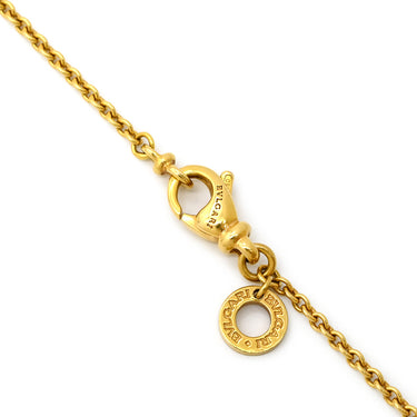 ブルガリ BVLGARI ブルガリブルガリ イエローゴールド×ブラック K18YG オニキス ネックレス ペンダント 18K 750 18金 オニキス 黒