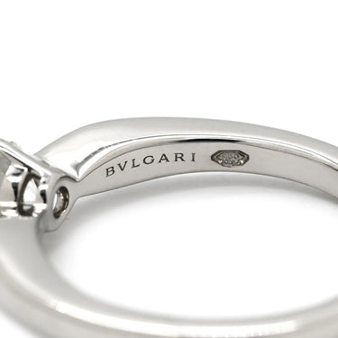 ブルガリ BVLGARI デディカータ ア ヴェネチア トルッチェロ プラチナシルバー Pt950 ダイヤモンド リング 指輪 プラチナ950 1粒 ダイヤ ラウンドブリリアント 8号