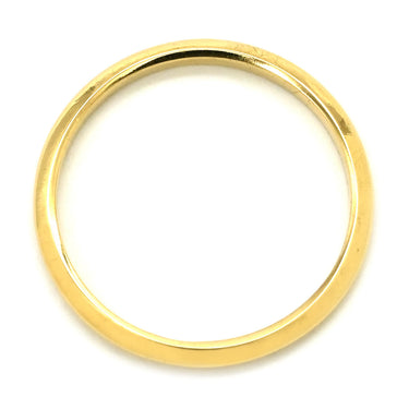 ティファニー Tiffany & Co ナイフエッジ イエローゴールド K18YG リング 指輪 T＆Co. 18K 750 YG シンプル 8号