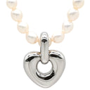 タサキ TASAKI パール ハート ペンダント パールホワイト×シルバー シルバー925 パール ネックレス TASAKI AG925 SV925