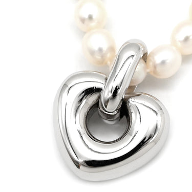 タサキ TASAKI パール ハート ペンダント パールホワイト×シルバー シルバー925 パール ネックレス TASAKI AG925 SV925