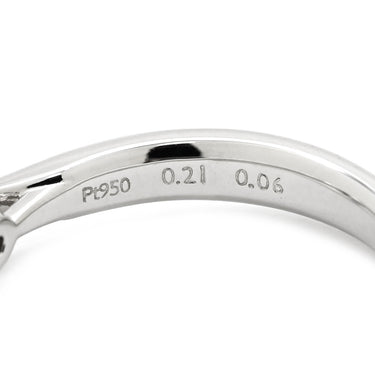 タサキ TASAKI ピアチェーレ ソリティア パヴェ RD-F2120 プラチナシルバー Pt950 ダイヤモンド リング 指輪 立爪 ダイヤモンド 6号