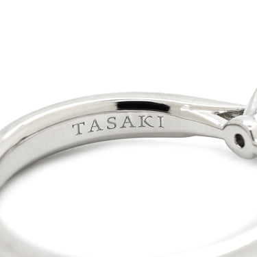 タサキ TASAKI ピアチェーレ ソリティア パヴェ RD-F2120 プラチナシルバー Pt950 ダイヤモンド リング 指輪 立爪 ダイヤモンド 6号