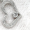 ピアジェ PIAGET ライムライト ハートネックレス ダイヤ ホワイトゴールド K18WG ダイヤモンド ネックレス 750 18K WG ハートモチーフ パヴェダイヤ