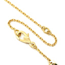 ヴァンクリーフアーペル Van Cleef & Arpels ペルレ クルール VCARP4D000 パープルXイエローゴールド K18YG ラピスラズリ ネックレス 紫 Au750 18K