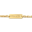 ヴァンクリーフアーペル Van Cleef & Arpels ペルレ クルール VCARP4D000 パープルXイエローゴールド K18YG ラピスラズリ ネックレス 紫 Au750 18K