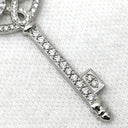 ティファニー Tiffany & Co ビクトリア ラウンドキー ダイヤ ペンダント プラチナシルバー Pt950 ダイヤモンド ネックレス T＆Co. プラチナ 950 鍵モチーフ