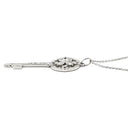 ティファニー Tiffany & Co ビクトリア ラウンドキー ダイヤ ペンダント プラチナシルバー Pt950 ダイヤモンド ネックレス T＆Co. プラチナ 950 鍵モチーフ