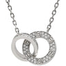 カルティエ Cartier ラブ サークル ダイヤ パヴェ B7216300 ホワイトゴールド K18WG ダイヤモンド ネックレス 18金 750WG