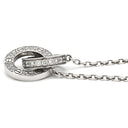 カルティエ Cartier ラブ サークル ダイヤ パヴェ B7216300 ホワイトゴールド K18WG ダイヤモンド ネックレス 18金 750WG