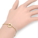 カルティエ Cartier ラブ サークル 2Pダイヤ B6038300 イエローゴールド K18YG ダイヤモンド ブレスレット 750 18K YG Wチェーン