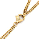 カルティエ Cartier ラブ サークル 2Pダイヤ B6038300 イエローゴールド K18YG ダイヤモンド ブレスレット 750 18K YG Wチェーン